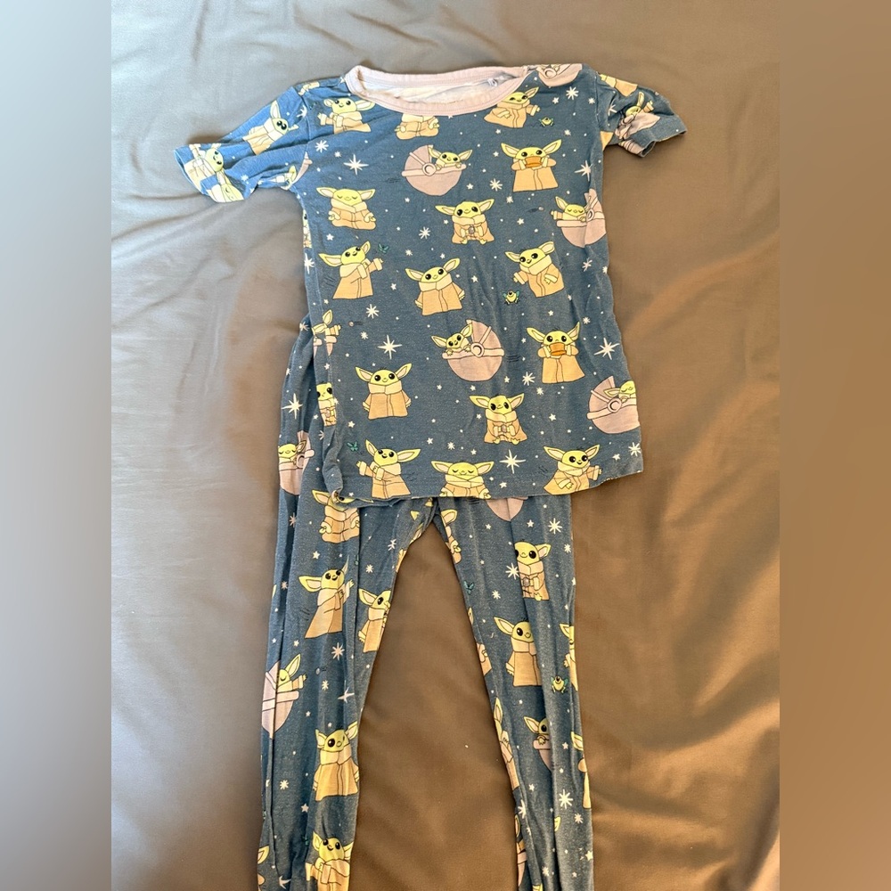 Star Wars Blue Pajama Set with Character Design